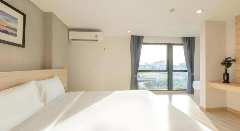 Bed in B2 Phayao Boutique & Budget Hotel