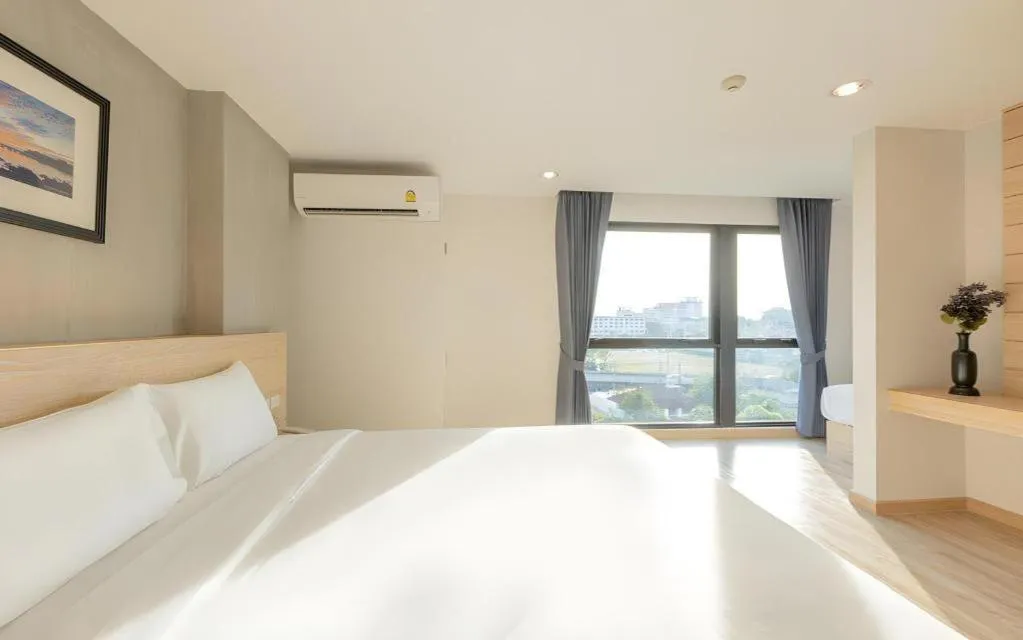 Bed in B2 Phayao Boutique & Budget Hotel