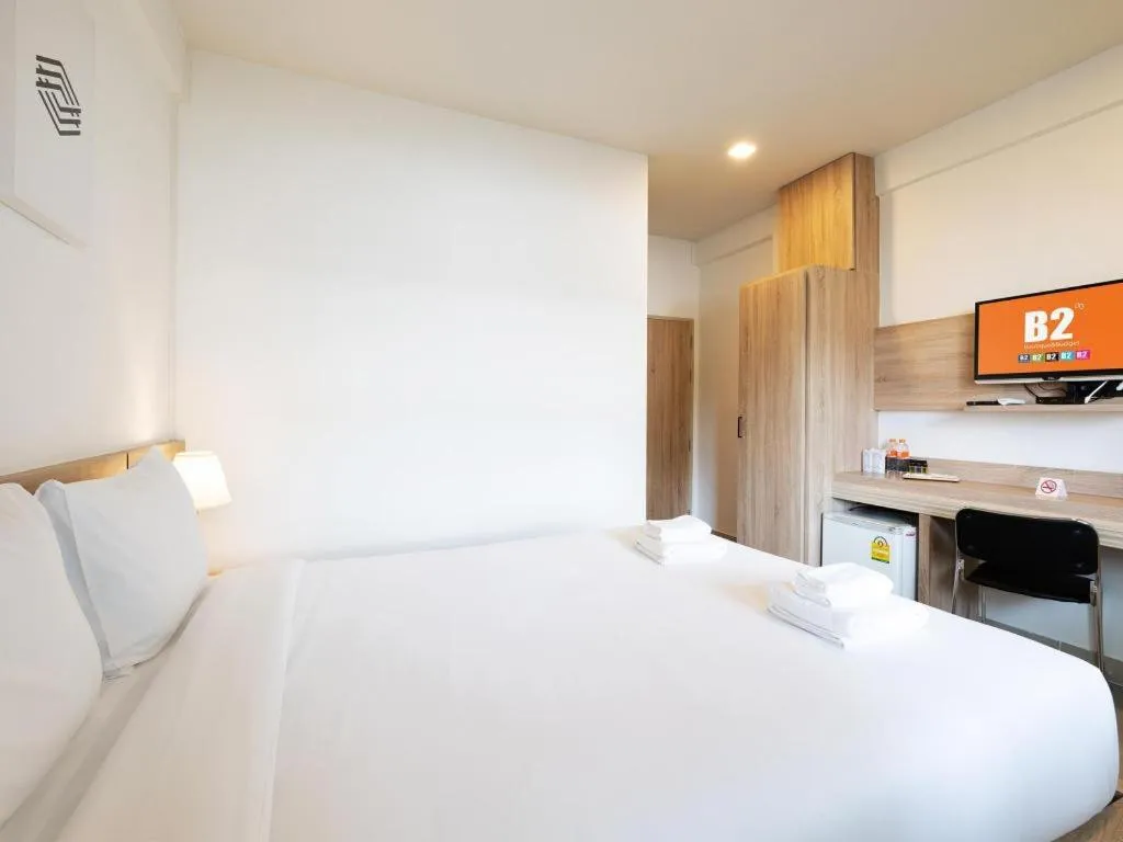 Bed in B2 Phayao Boutique & Budget Hotel