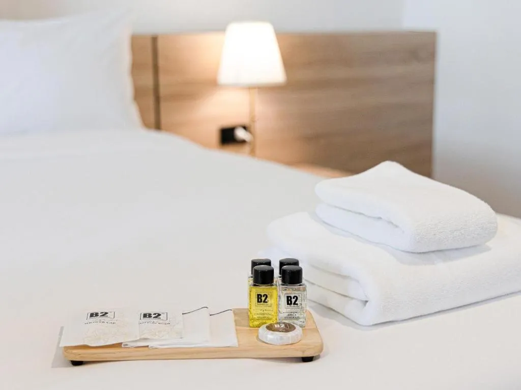 Bed in B2 Phayao Boutique & Budget Hotel