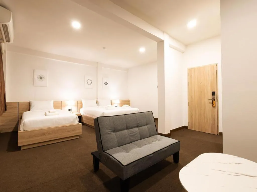 Bed in B2 Phayao Boutique & Budget Hotel