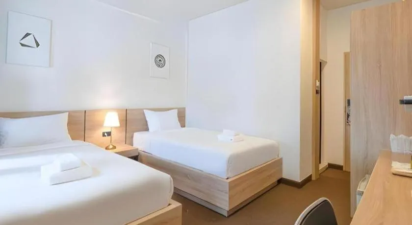 Bed in B2 Phayao Boutique & Budget Hotel