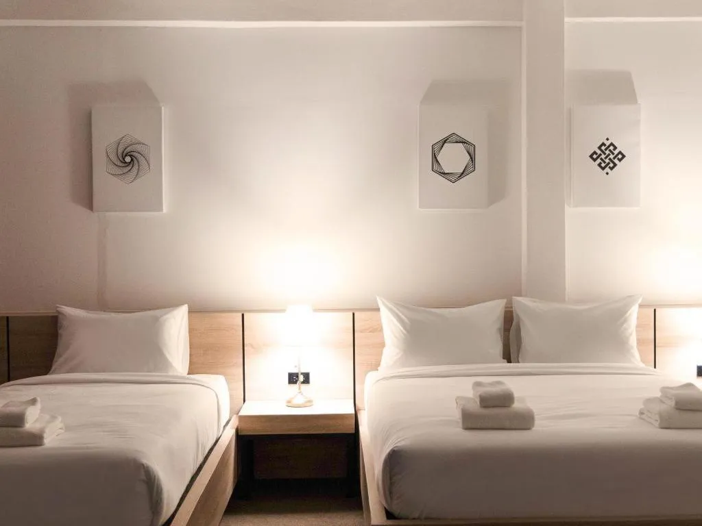 Bed in B2 Phayao Boutique & Budget Hotel