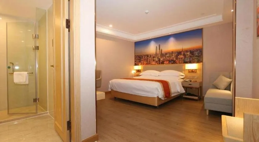 Bed in SHANGJINGHAO HOTEL （SAKATA SNOW ELEPHANT SUBWAY STATION SHOP）