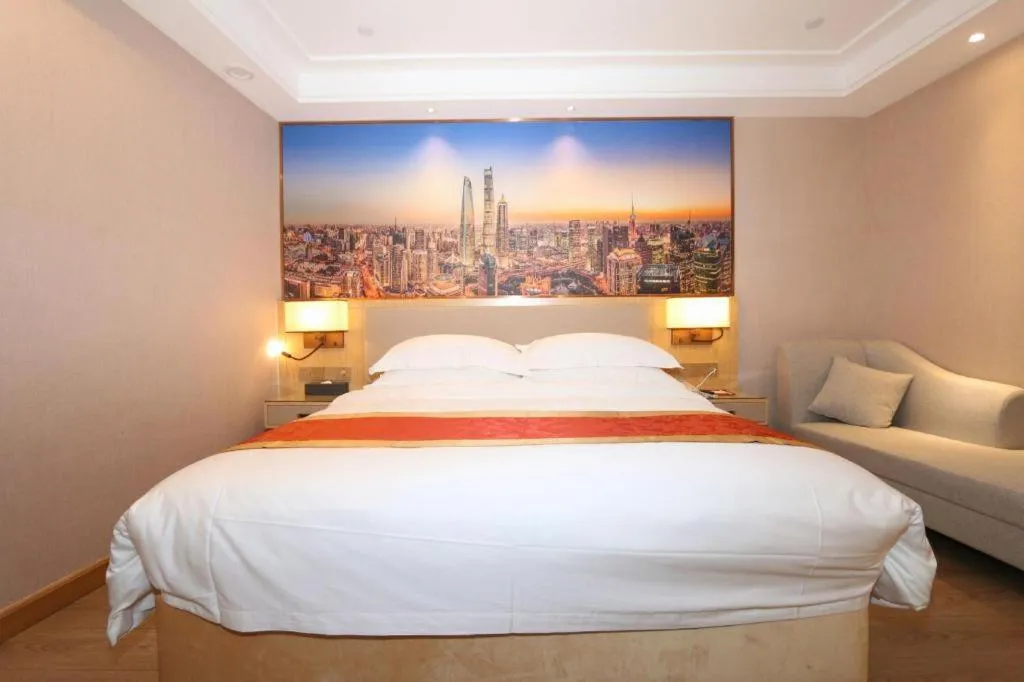 Bed in SHANGJINGHAO HOTEL （SAKATA SNOW ELEPHANT SUBWAY STATION SHOP）