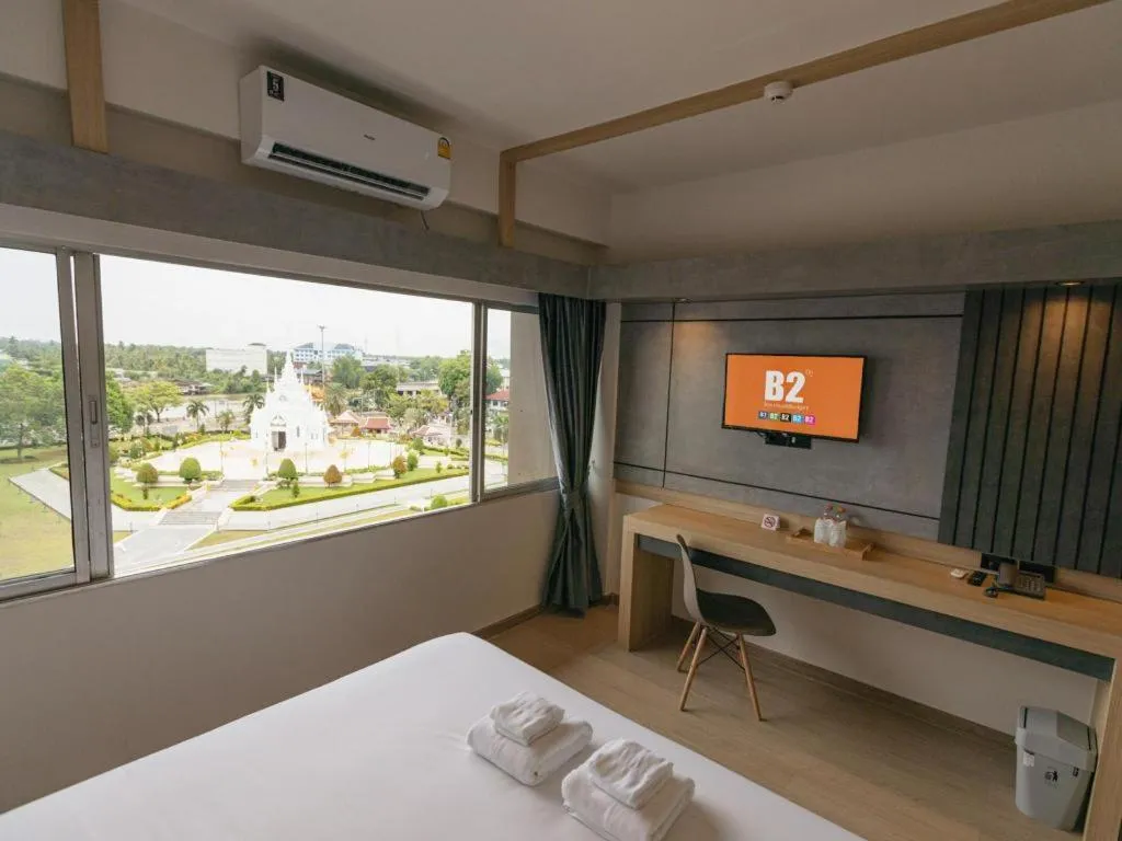 Bed in B2 Surat Thani Boutique & Budget Hotel