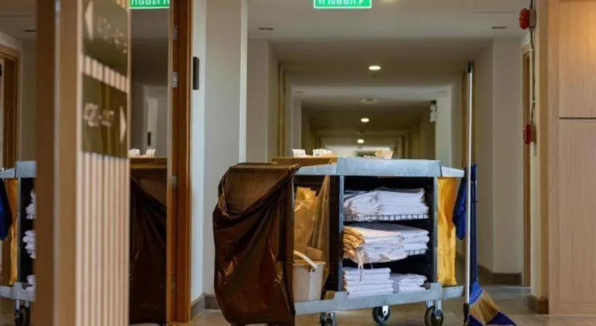 Bed in B2 Surat Thani Boutique & Budget Hotel