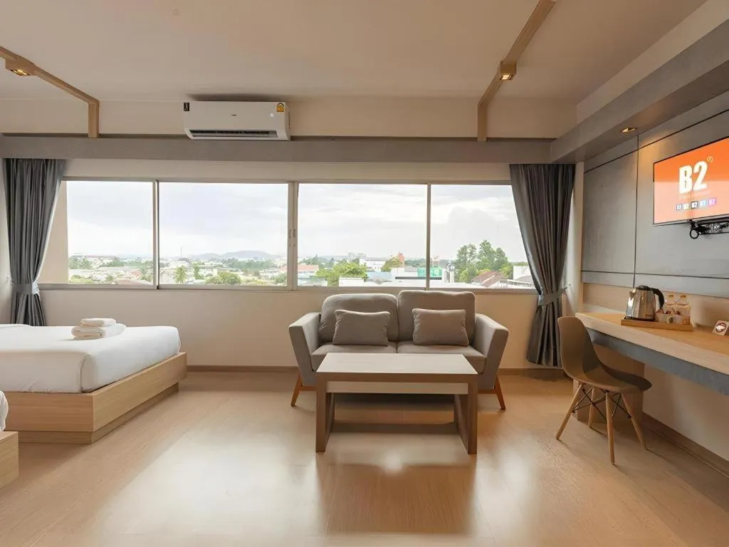 Bed in B2 Surat Thani Boutique & Budget Hotel