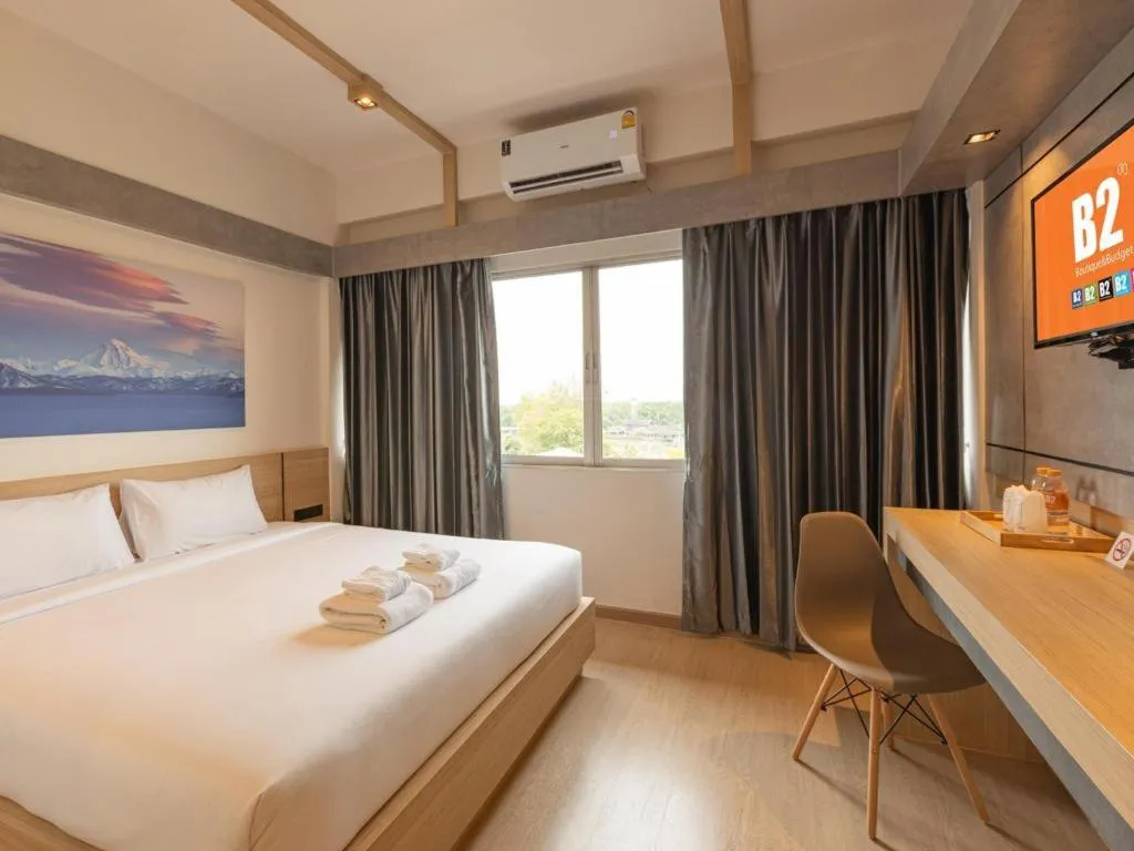 Bed in B2 Surat Thani Boutique & Budget Hotel