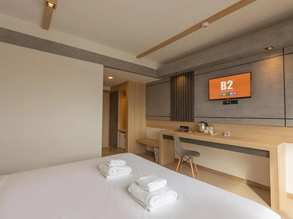 Bed in B2 Surat Thani Boutique & Budget Hotel