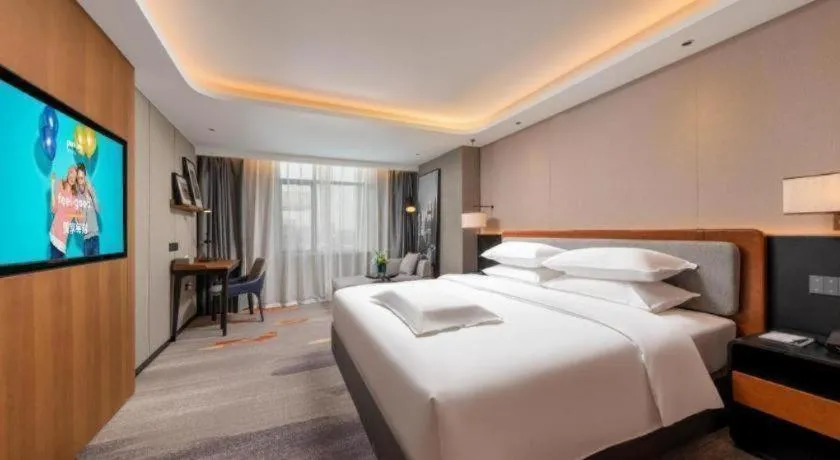 Bed in Park Inn Guangzhou Railway Station Yuexiu International Convention Center