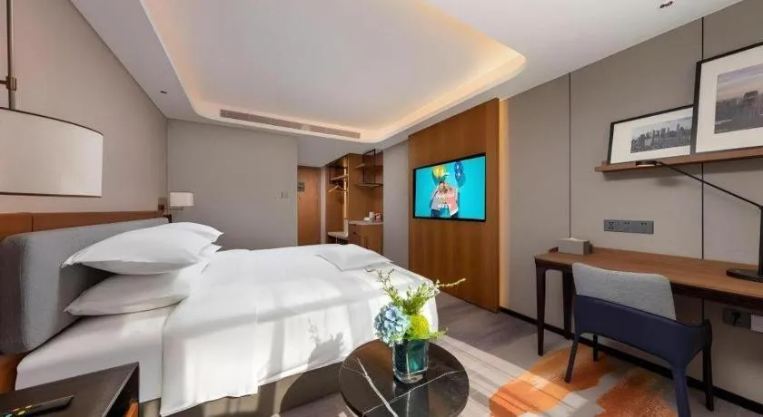 Bed in Park Inn Guangzhou Railway Station Yuexiu International Convention Center