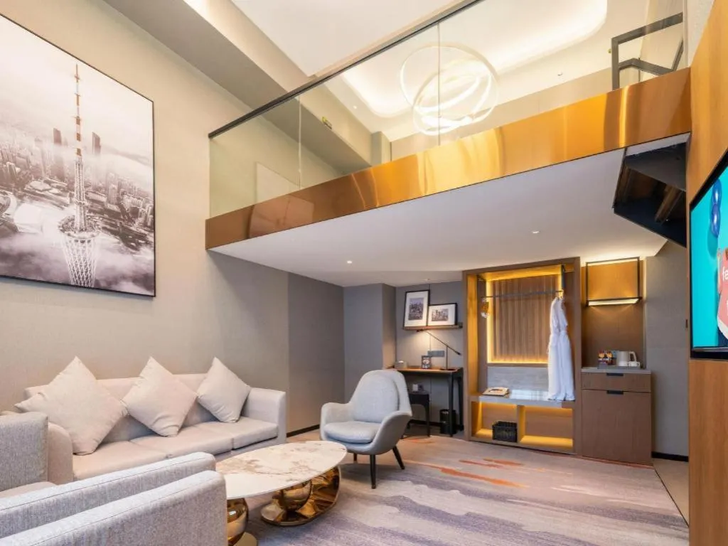 Bed in Park Inn Guangzhou Railway Station Yuexiu International Convention Center