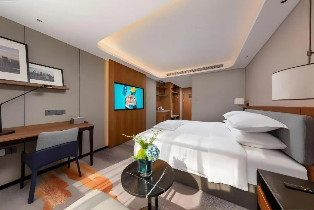 Bed in Park Inn Guangzhou Railway Station Yuexiu International Convention Center