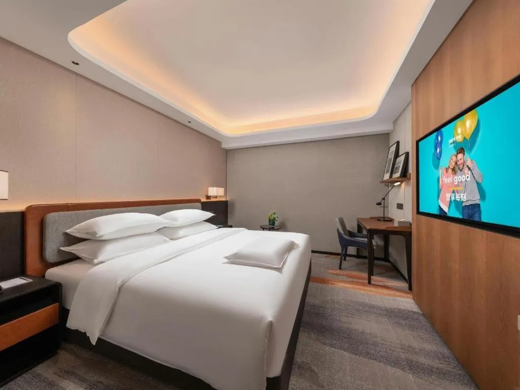 Bed in Park Inn Guangzhou Railway Station Yuexiu International Convention Center