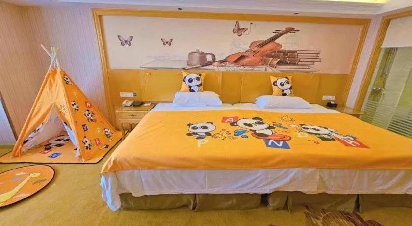 Bed in Borrman Hotel Nanning Anji Wanda Plaza Sulu Metro Station