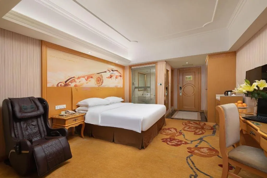 Bed in Borrman Hotel Nanning Anji Wanda Plaza Sulu Metro Station