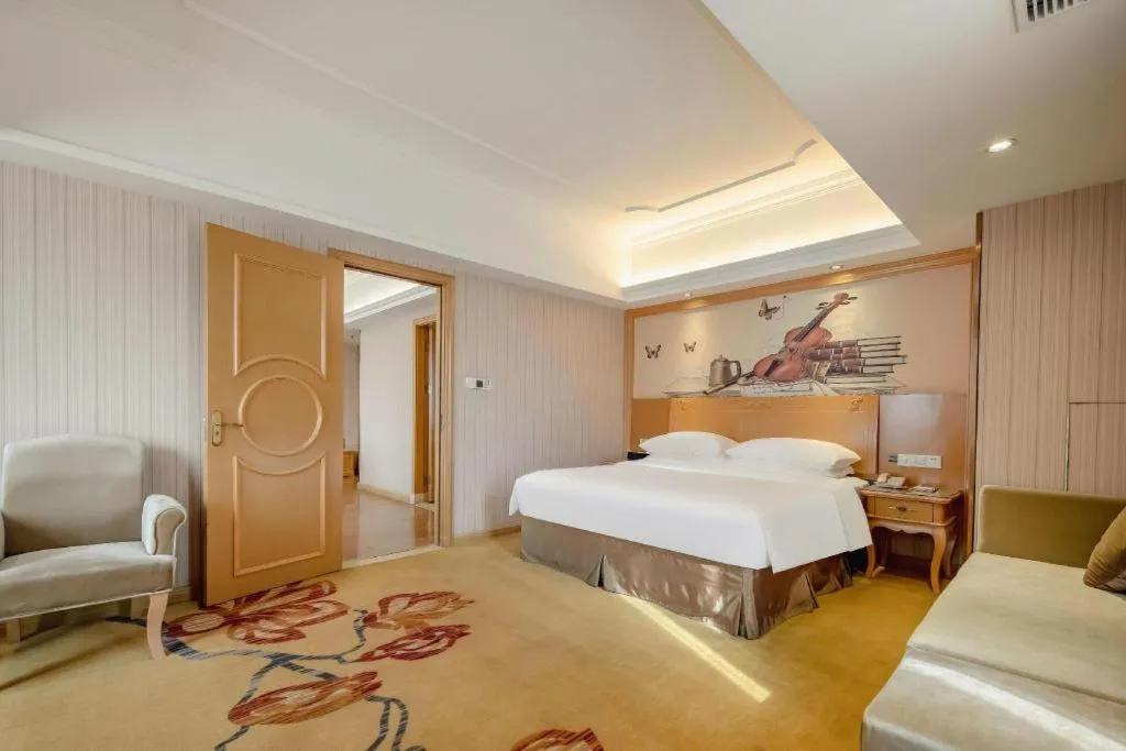 Bed in Borrman Hotel Nanning Anji Wanda Plaza Sulu Metro Station