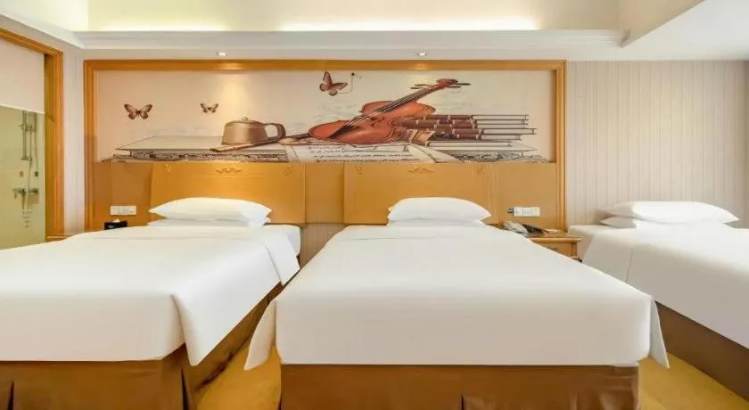 Bed in Borrman Hotel Nanning Anji Wanda Plaza Sulu Metro Station