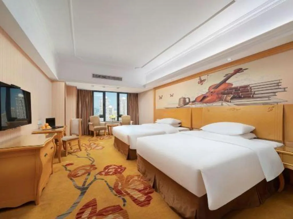 Bed in Borrman Hotel Nanning Anji Wanda Plaza Sulu Metro Station