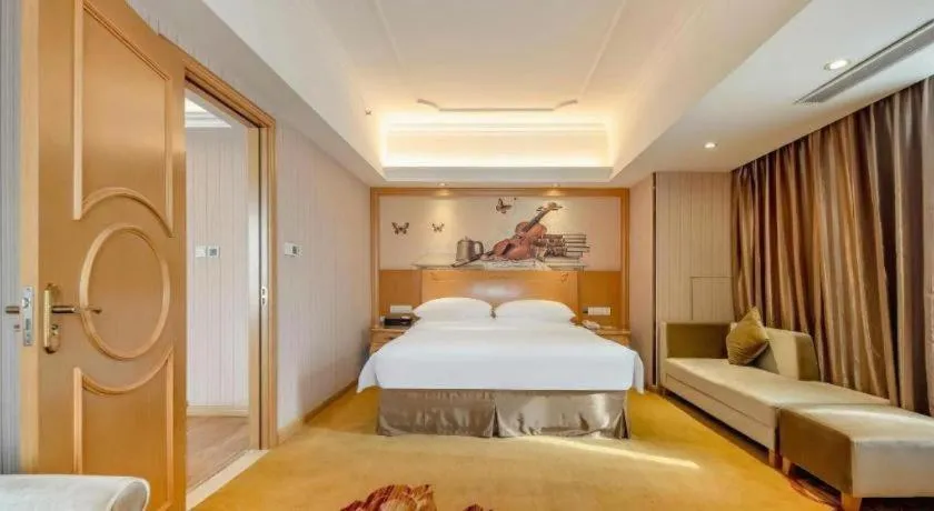 Bed in Borrman Hotel Nanning Anji Wanda Plaza Sulu Metro Station