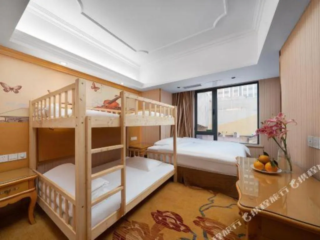 Bed in Borrman Hotel Nanning Anji Wanda Plaza Sulu Metro Station