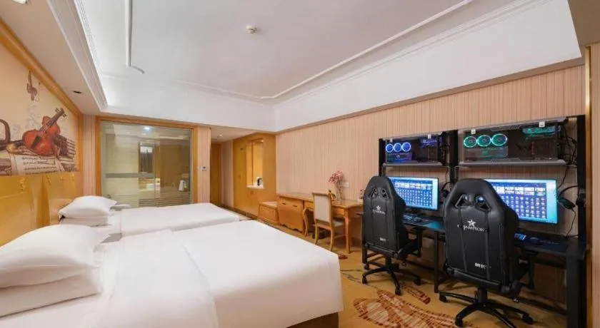 Bed in Borrman Hotel Nanning Anji Wanda Plaza Sulu Metro Station