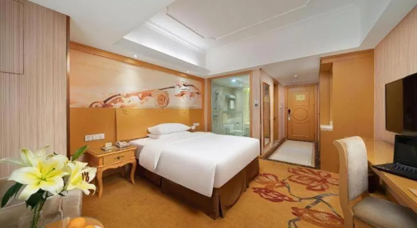 Bed in Borrman Hotel Nanning Anji Wanda Plaza Sulu Metro Station
