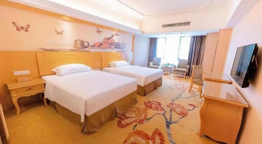 Bed in Borrman Hotel Nanning Anji Wanda Plaza Sulu Metro Station