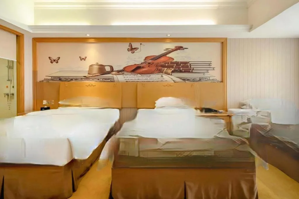 Bed in Borrman Hotel Nanning Anji Wanda Plaza Sulu Metro Station