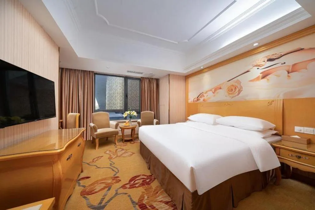 Bed in Borrman Hotel Nanning Anji Wanda Plaza Sulu Metro Station