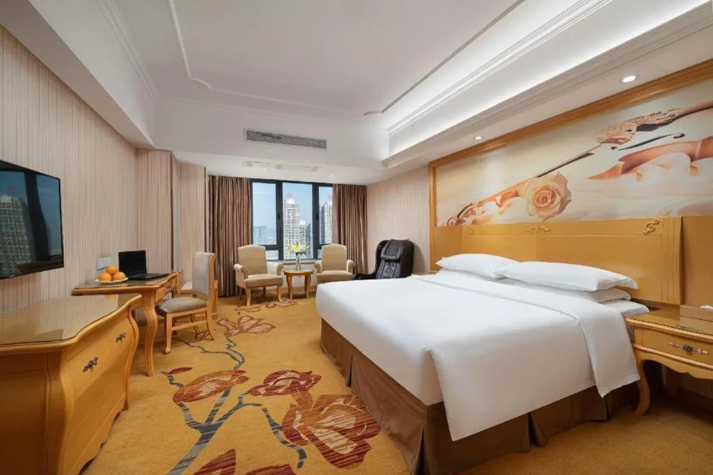 Bed in Borrman Hotel Nanning Anji Wanda Plaza Sulu Metro Station