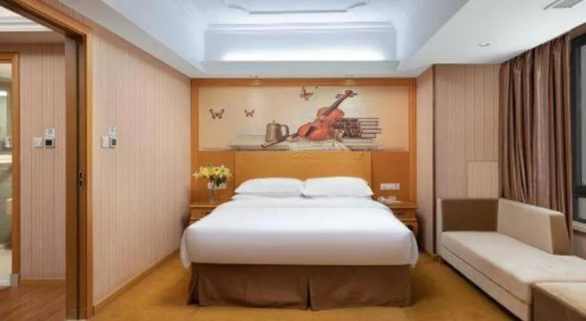 Bed in Borrman Hotel Nanning Anji Wanda Plaza Sulu Metro Station