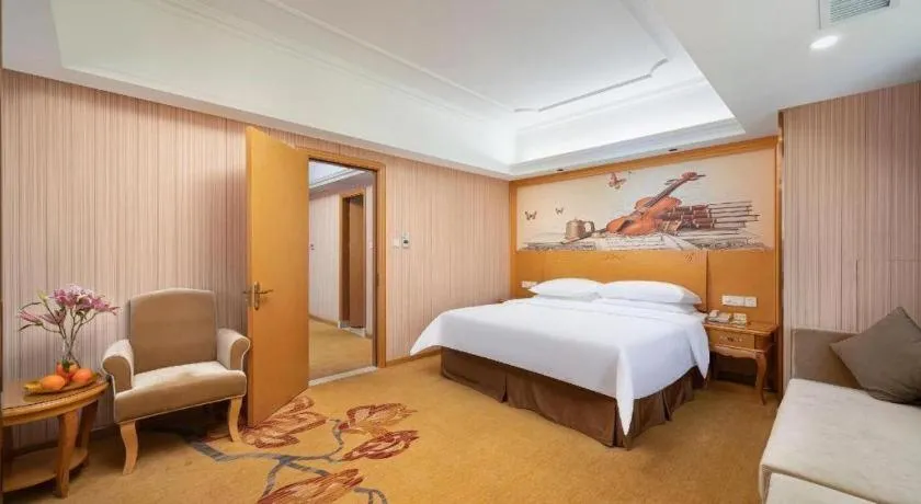 Bed in Borrman Hotel Nanning Anji Wanda Plaza Sulu Metro Station