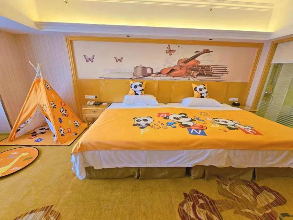 Bed in Borrman Hotel Nanning Anji Wanda Plaza Sulu Metro Station