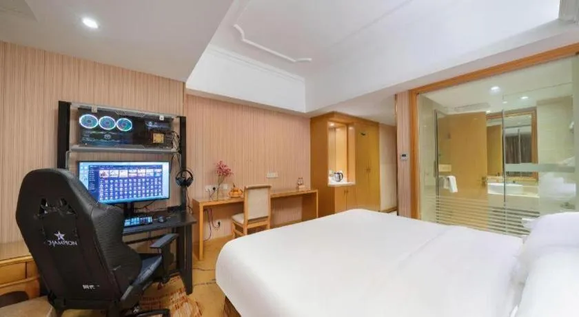 Bed in Borrman Hotel Nanning Anji Wanda Plaza Sulu Metro Station