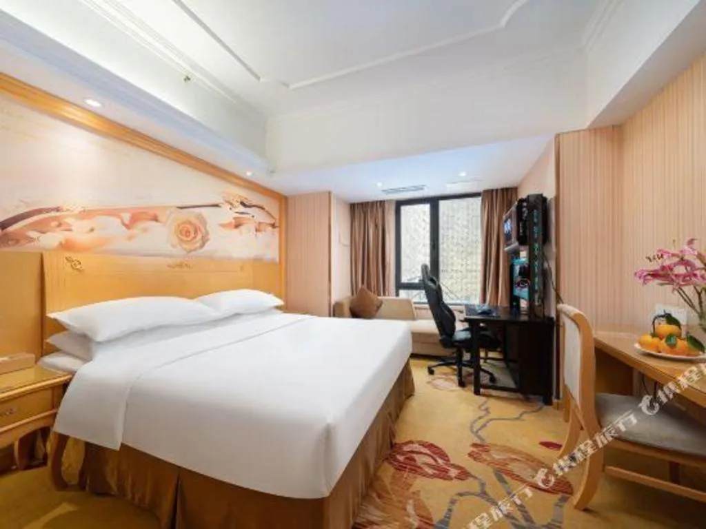 Bed in Borrman Hotel Nanning Anji Wanda Plaza Sulu Metro Station