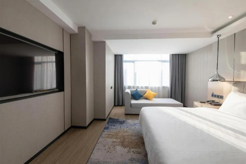 Bed in Borrman Hotel Jinhua Yiwu International Trade Mall