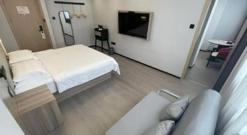 Bed in Borrman Hotel Jinhua Yiwu International Trade Mall