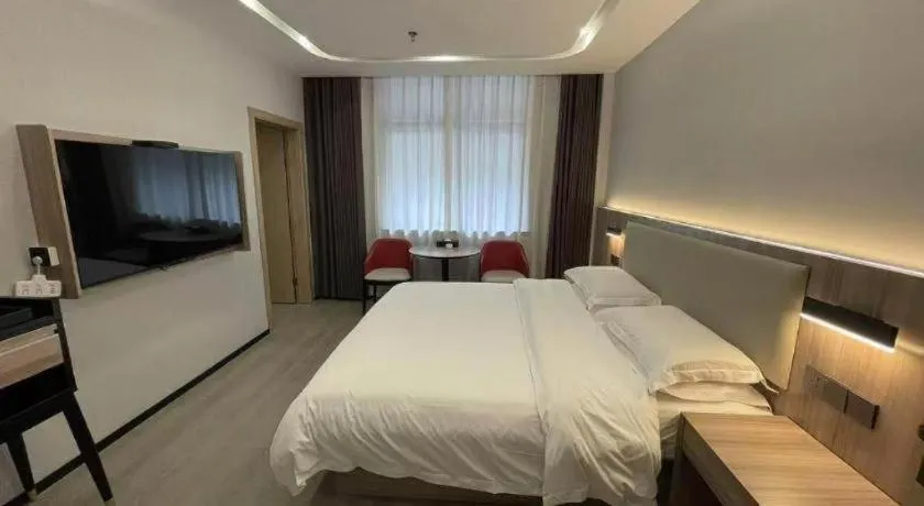 Bed in Borrman Hotel Jinhua Yiwu International Trade Mall