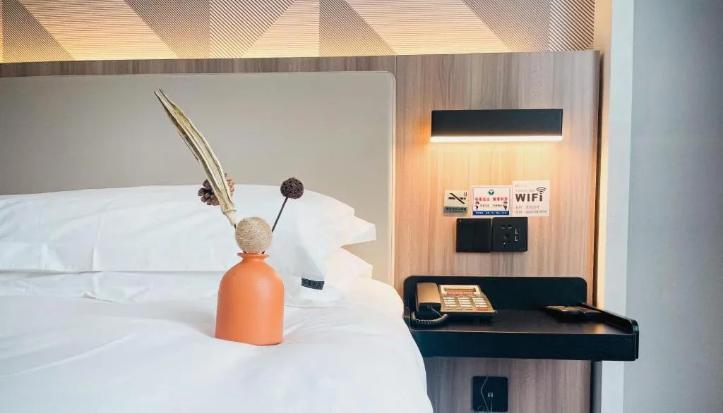 Bed in Borrman Hotel Jinhua Yiwu International Trade Mall