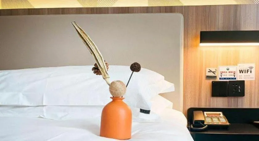 Bed in Borrman Hotel Jinhua Yiwu International Trade Mall