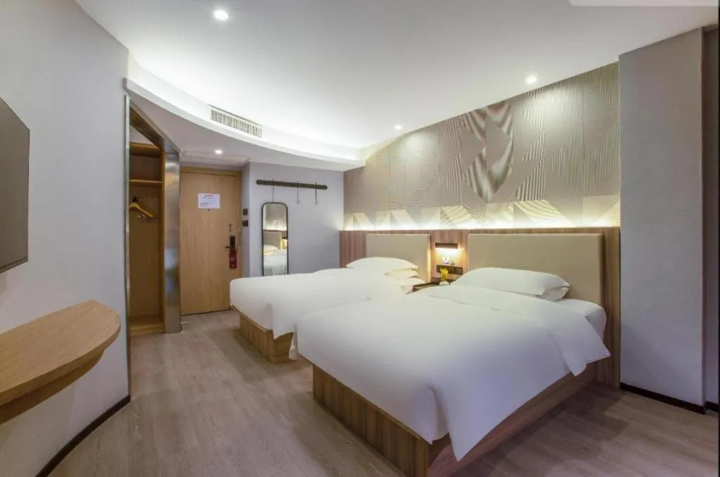 Bed in Borrman Hotel Jinhua Yiwu International Trade Mall