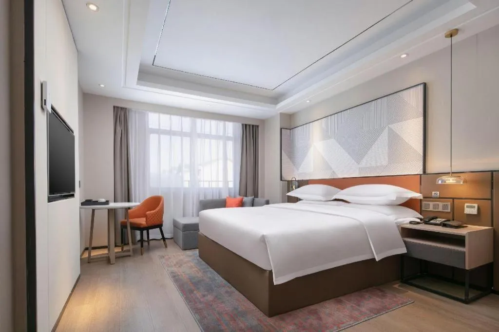 Bed in Borrman Hotel Jinhua Yiwu International Trade Mall