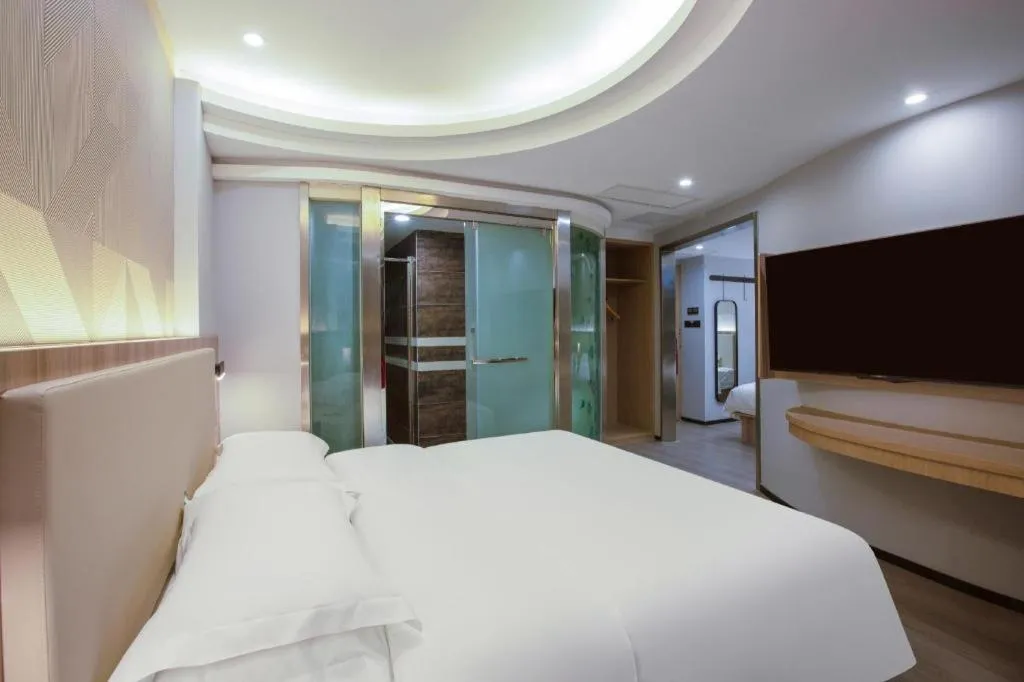 Bed in Borrman Hotel Jinhua Yiwu International Trade Mall