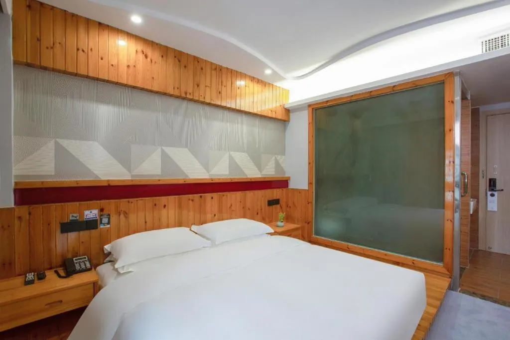 Bed in Borrman Hotel Jinhua Yiwu International Trade Mall
