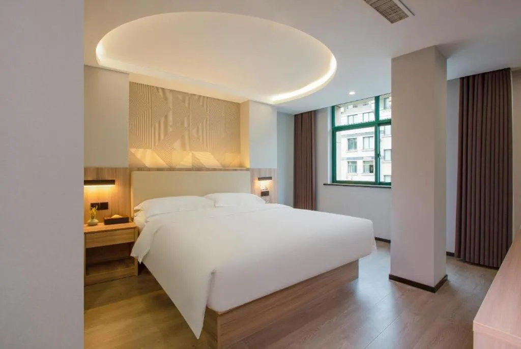 Bed in Borrman Hotel Jinhua Yiwu International Trade Mall