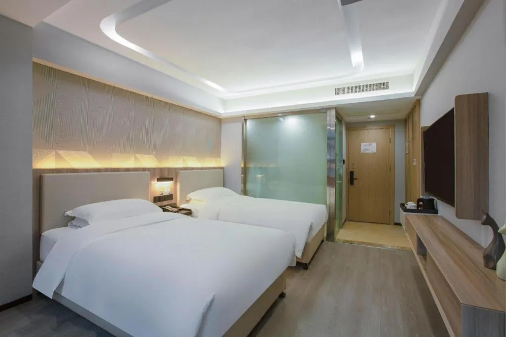 Bed in Borrman Hotel Jinhua Yiwu International Trade Mall