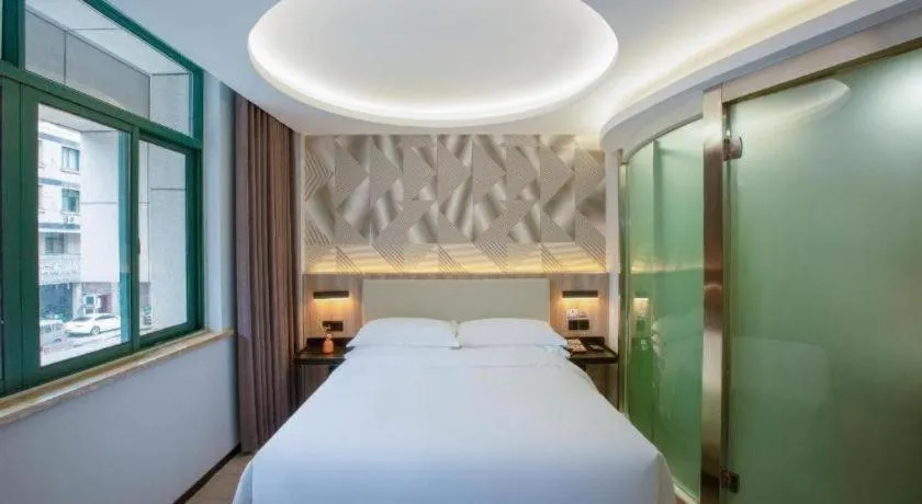 Bed in Borrman Hotel Jinhua Yiwu International Trade Mall