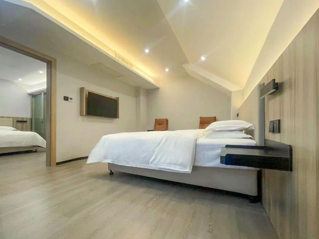 Bed in Borrman Hotel Jinhua Yiwu International Trade Mall